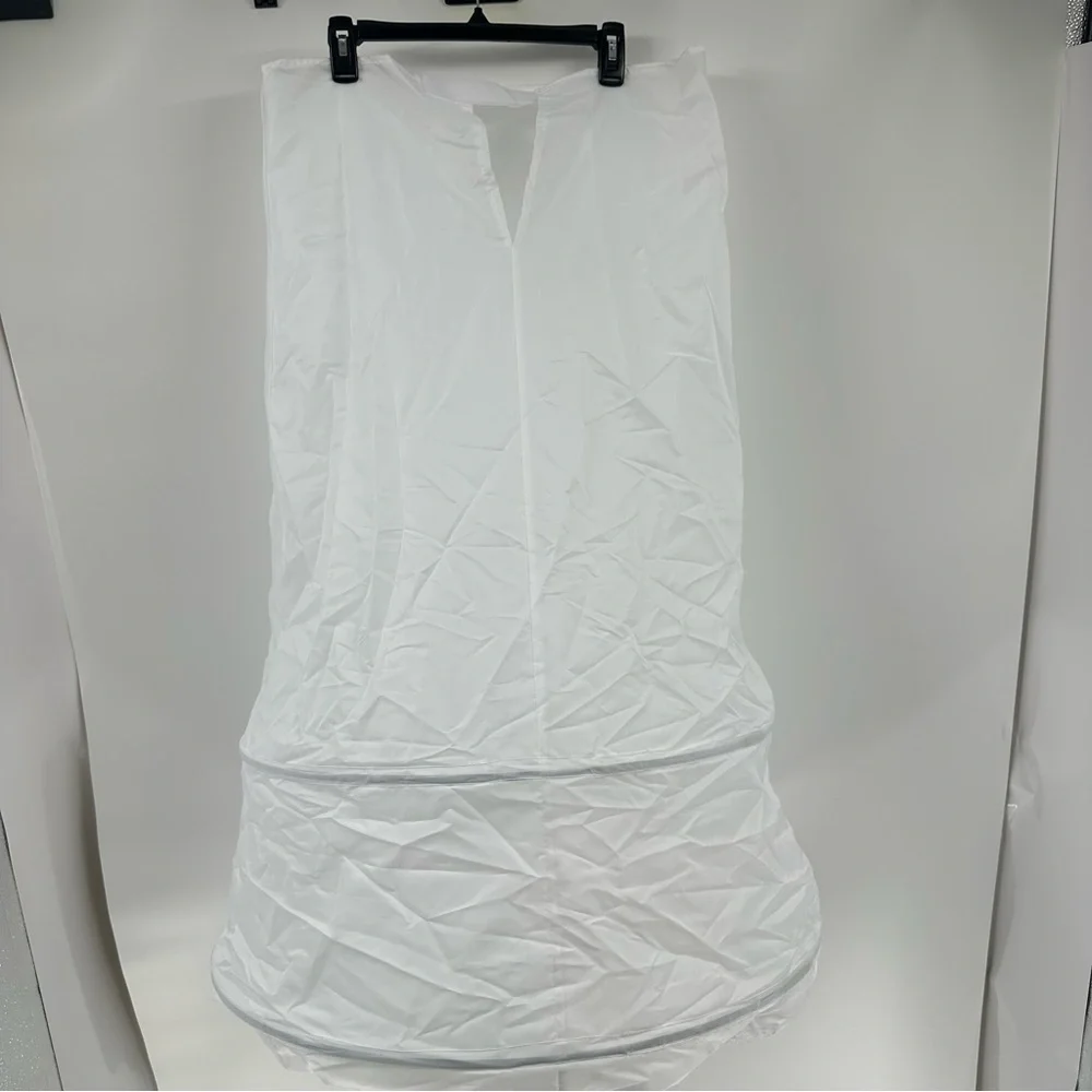 New Hoop Slip with Lace Trim. Bridal White Size XL - Picture 3 of 8